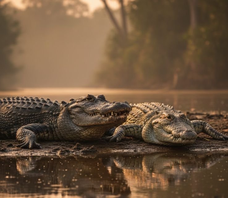 Alligators And Crocodiles sneaky animals