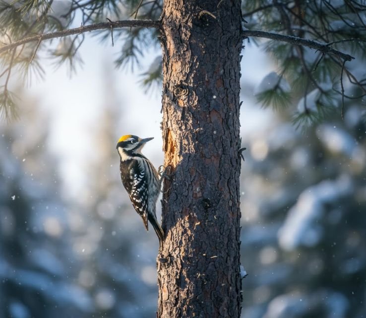 American Three-Toed Woodpecker
