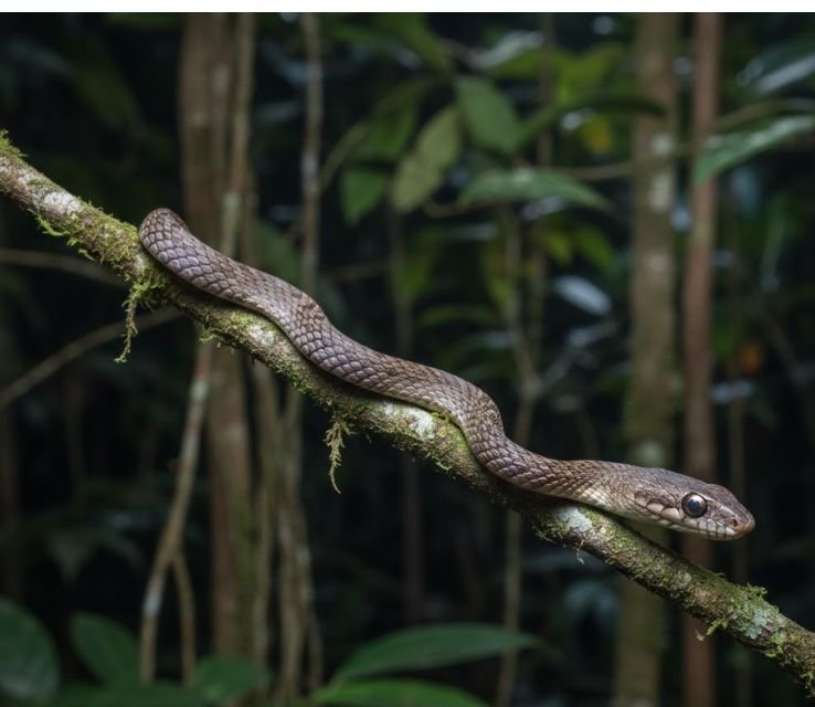 Baker’s Cat-Eyed Snakes dangerous animals in aruba