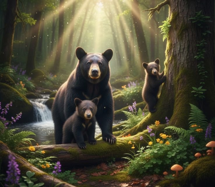 Black bears Animals That Eat Seeds
