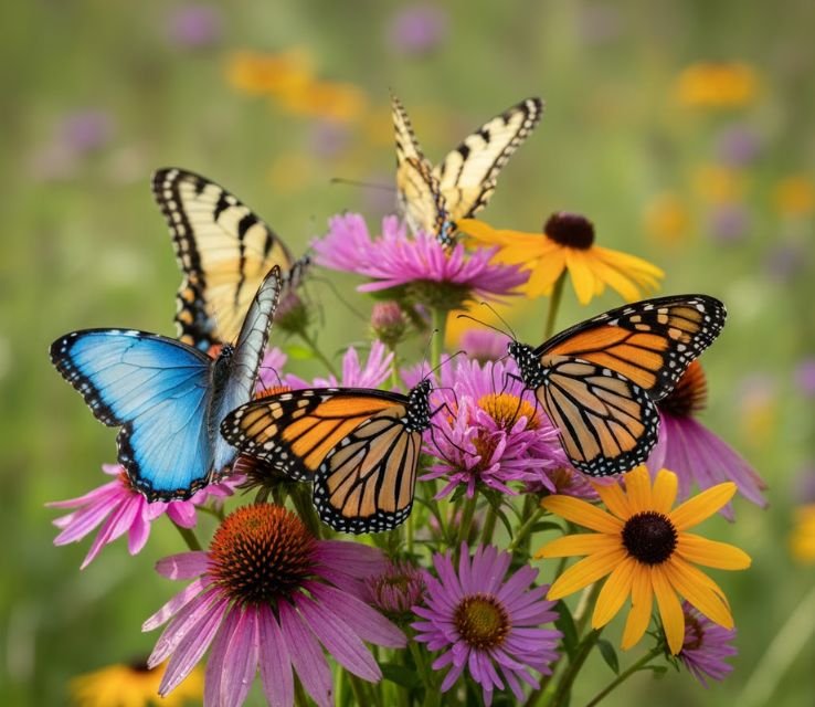 Butterflies sneaky animals