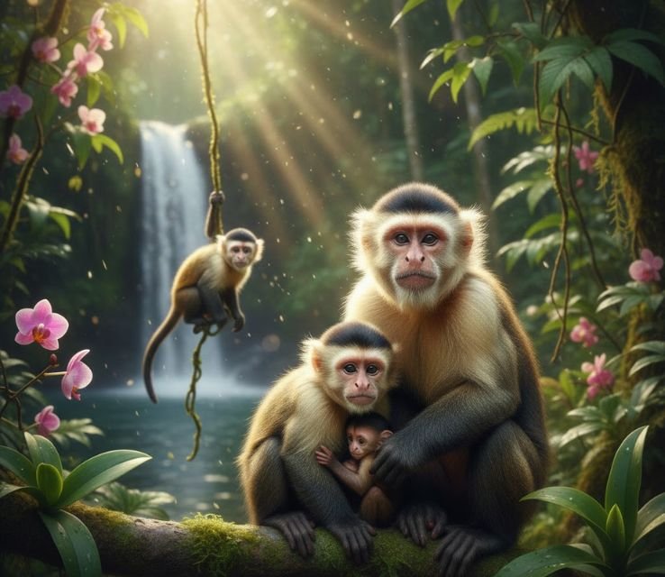 Capuchin monkeys Animals That Eat Seeds