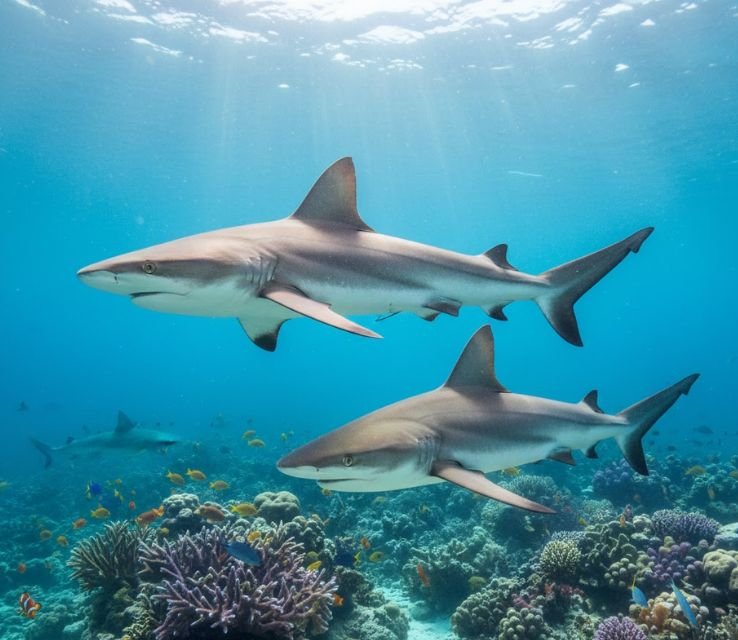 Caribbean Reef Sharks Jellyfish what animals are in aruba