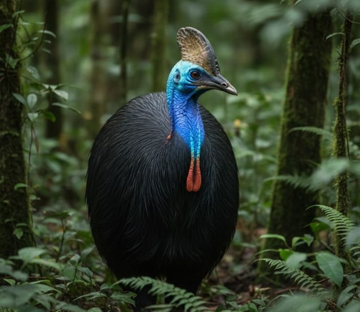 Cassowaries two legged animals