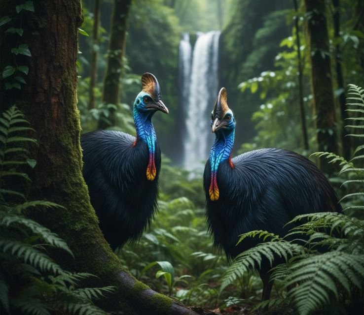 Cassowaries animals with 3 toes
