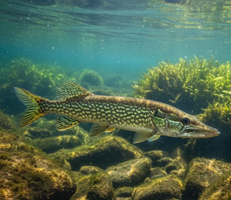 Chain pickerel Live in River