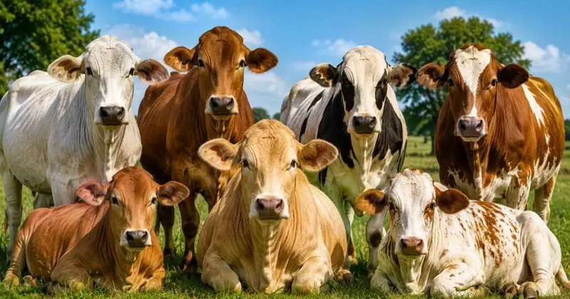Cow friendliest wild animals