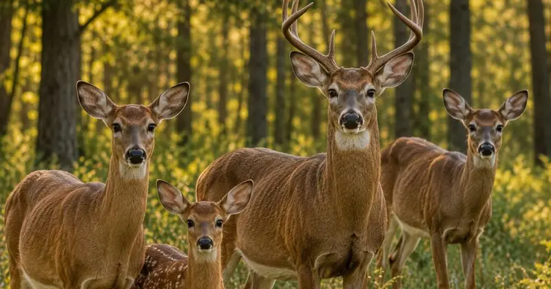 Deer  chill animals