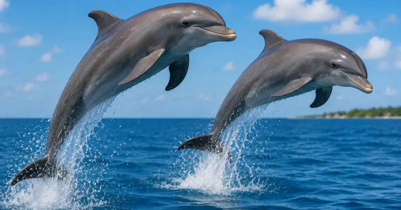 Dolphins gentle animals