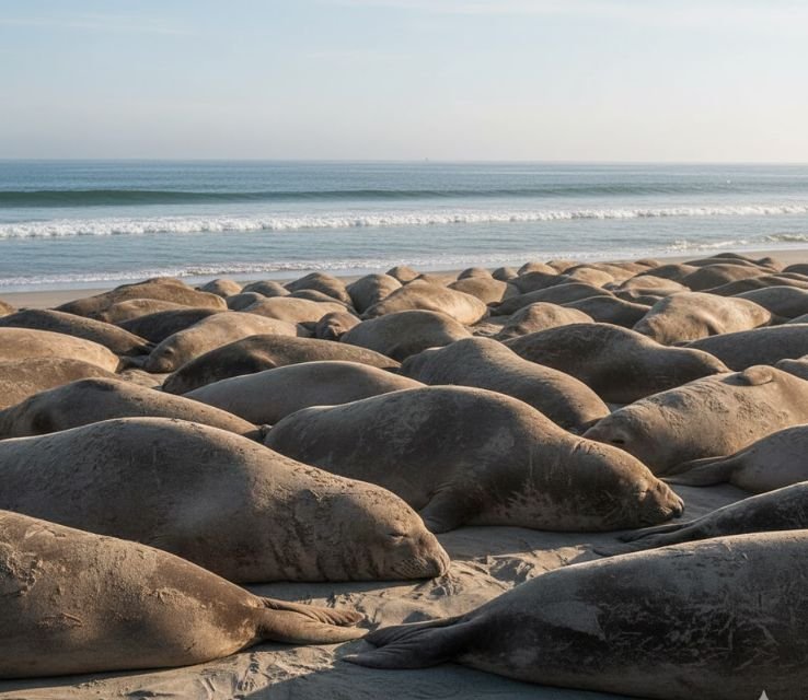 Elephant Seals Animals That Have Trunk