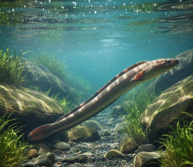 Freshwater eel Live in River