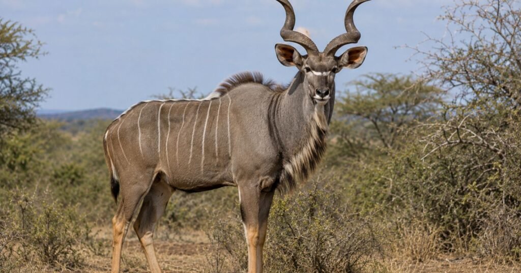 Greater Kudu large horned animal
