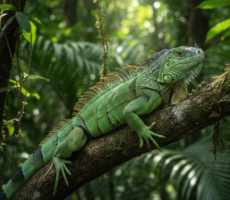 Green Iguana aruba wildlife