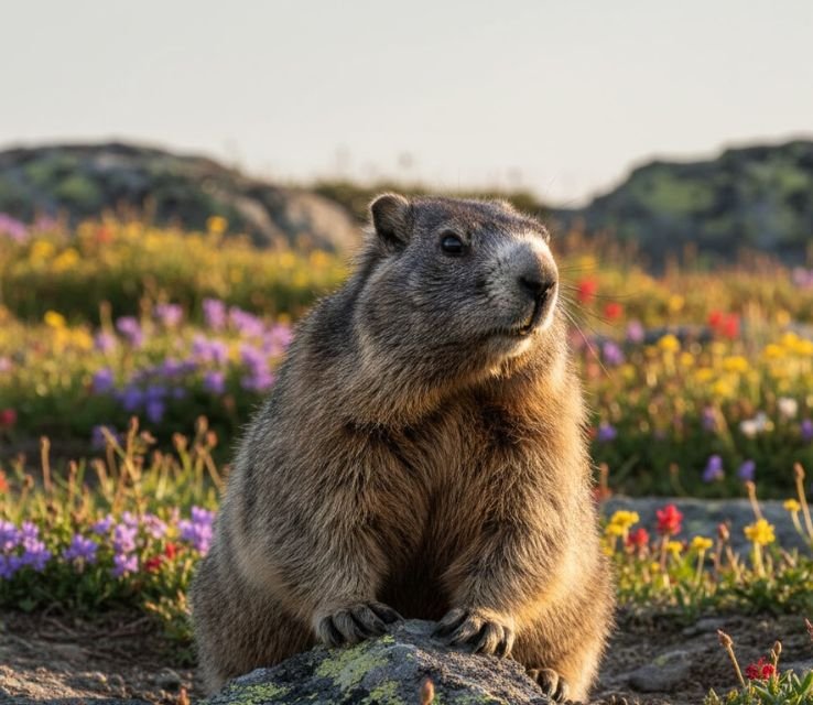 Hoary marmot