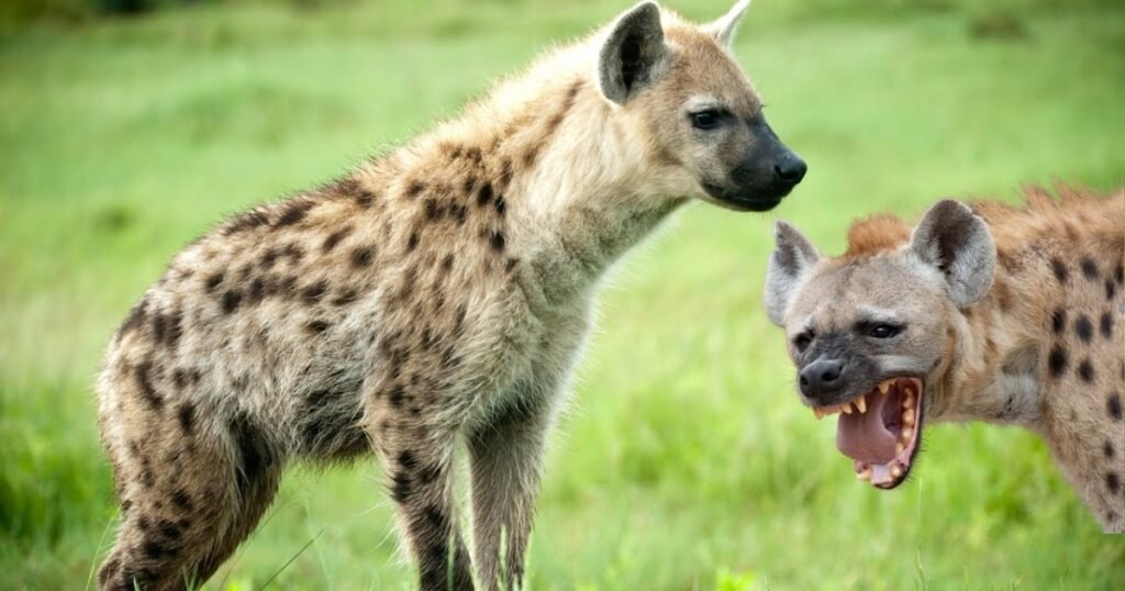 Hyena growl sound animal