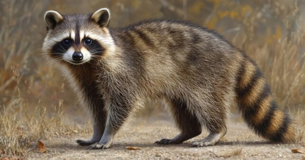 Raccoon stubborn animals