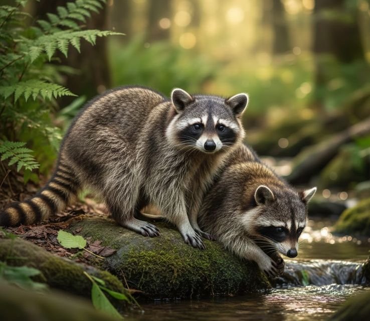 Raccoons Animals Like Skunks