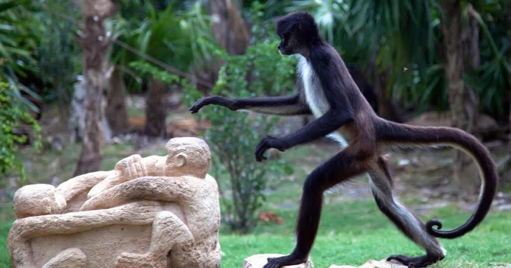Spider Monkey long tail animals