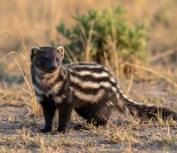 Striped Polecat Animals Like Skunks