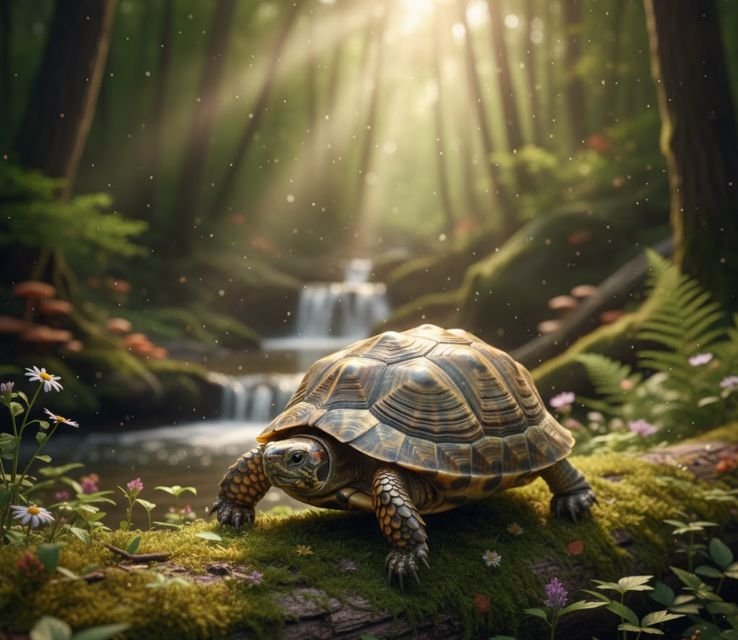 Three-Toed Box Turtle animals with 3 toes