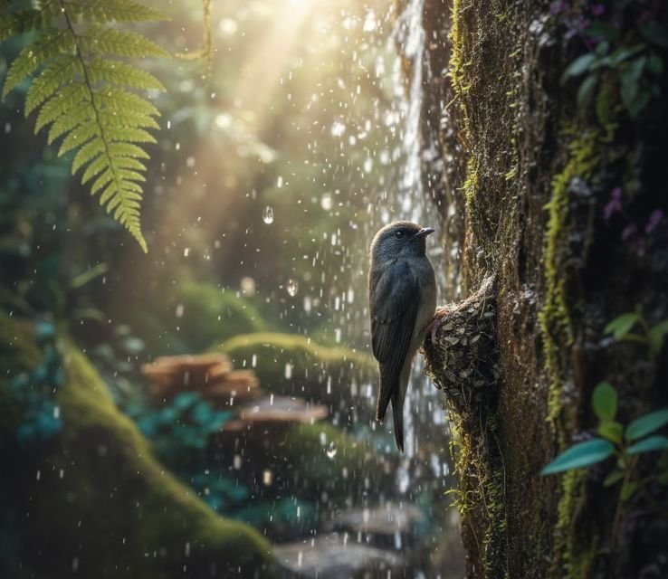 Three-Toed Swiftlet
