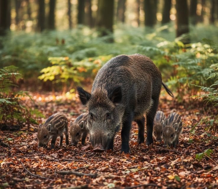 Wild Boars Animals That Have Trunk