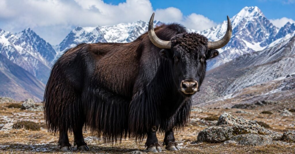 Wild Yak what animal has the longest horns