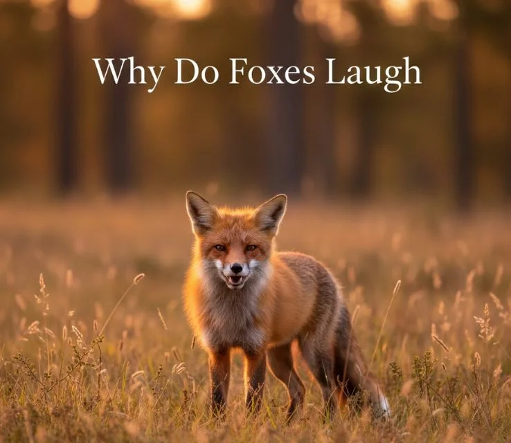 why do foxes laugh