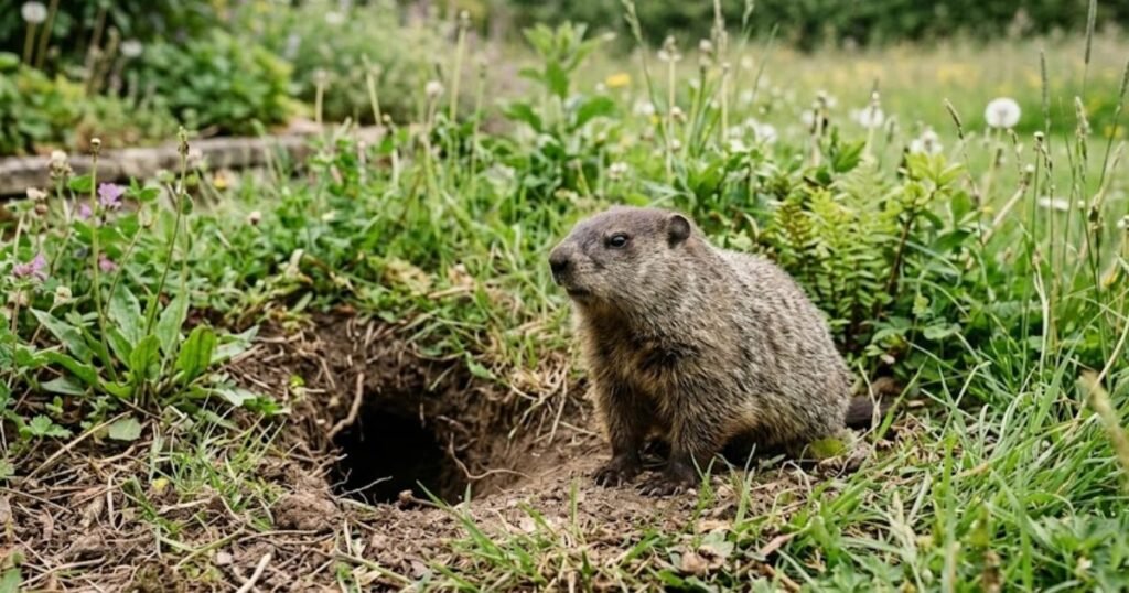 Groundhogs Animals That Live in Fields