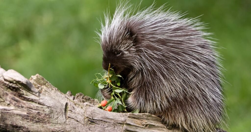 Porcupines non jumping mammal