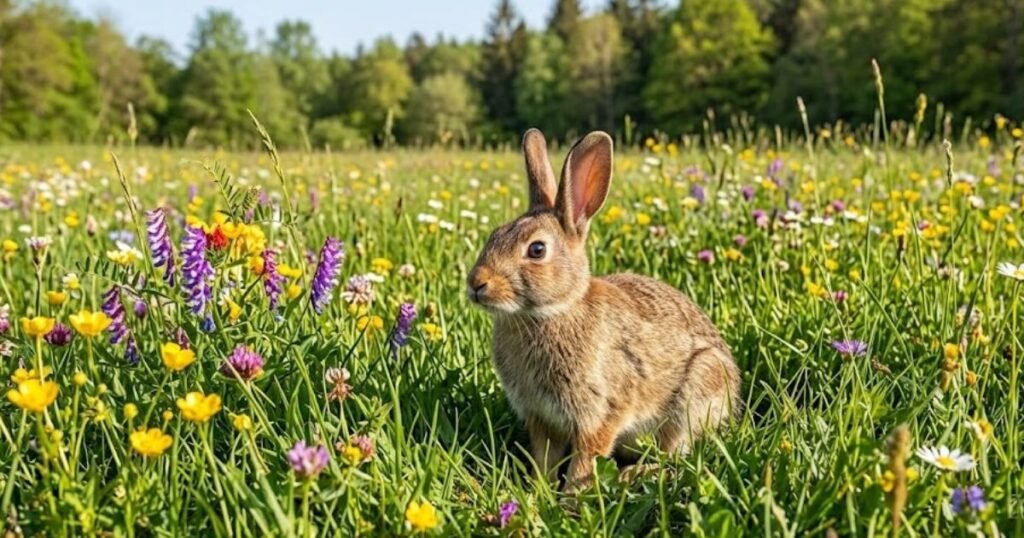 Rabbits Animals That Live in Fields