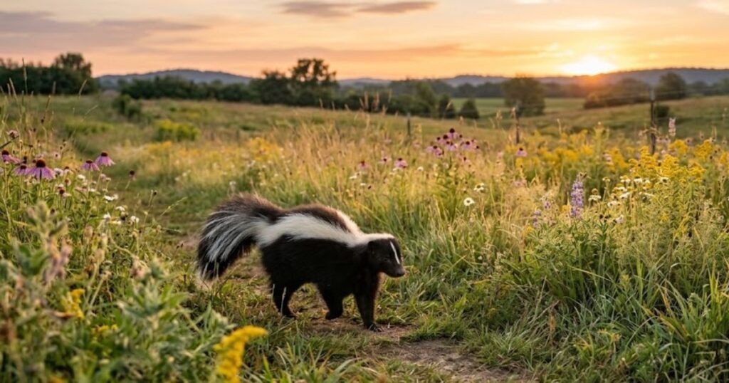 Skunks Animals That Live in Fields