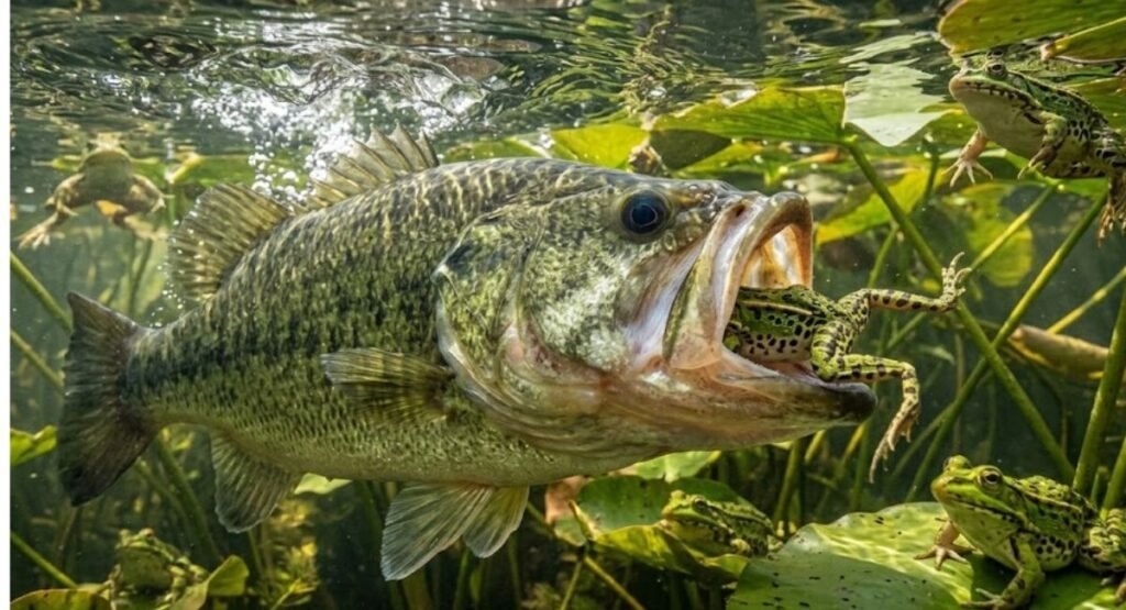 Largemouth Bass That Eat Frogs