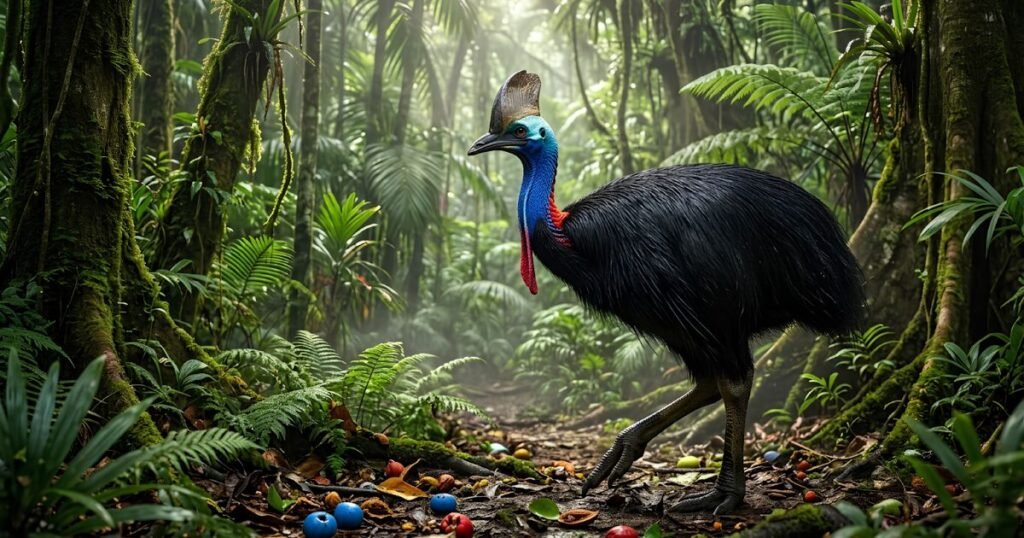 Cassowary  long neck birds names