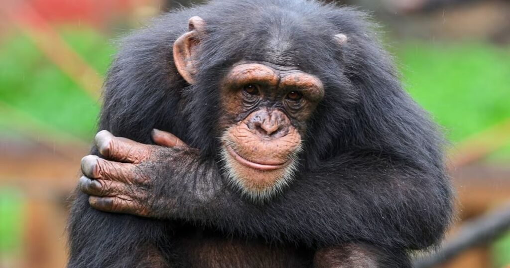 Chimpanzee big forehead animals