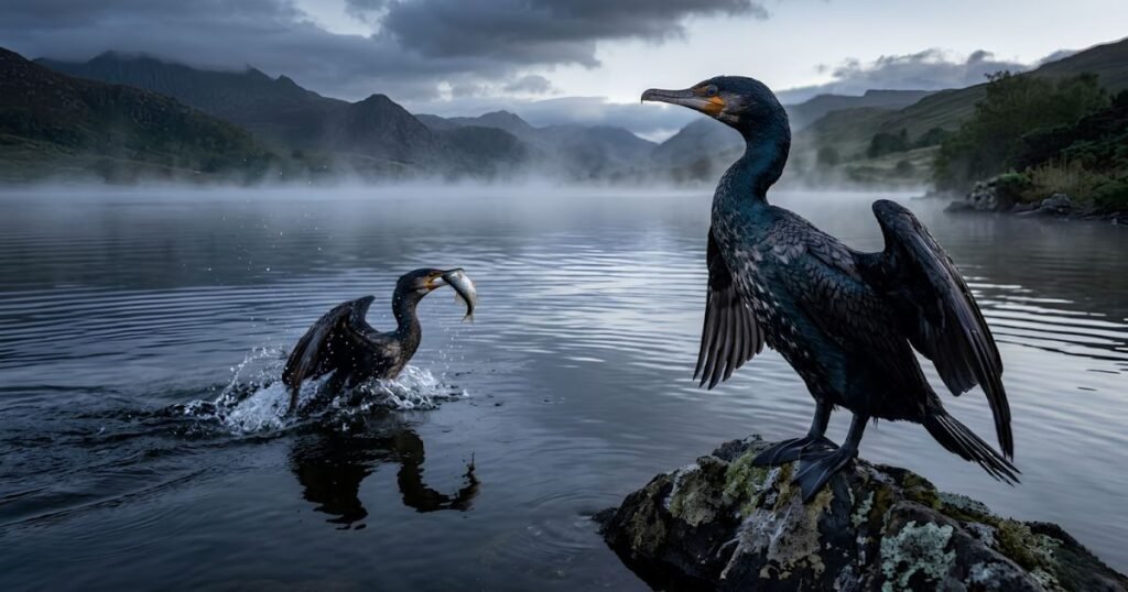 Cormorant names of birds with long necks