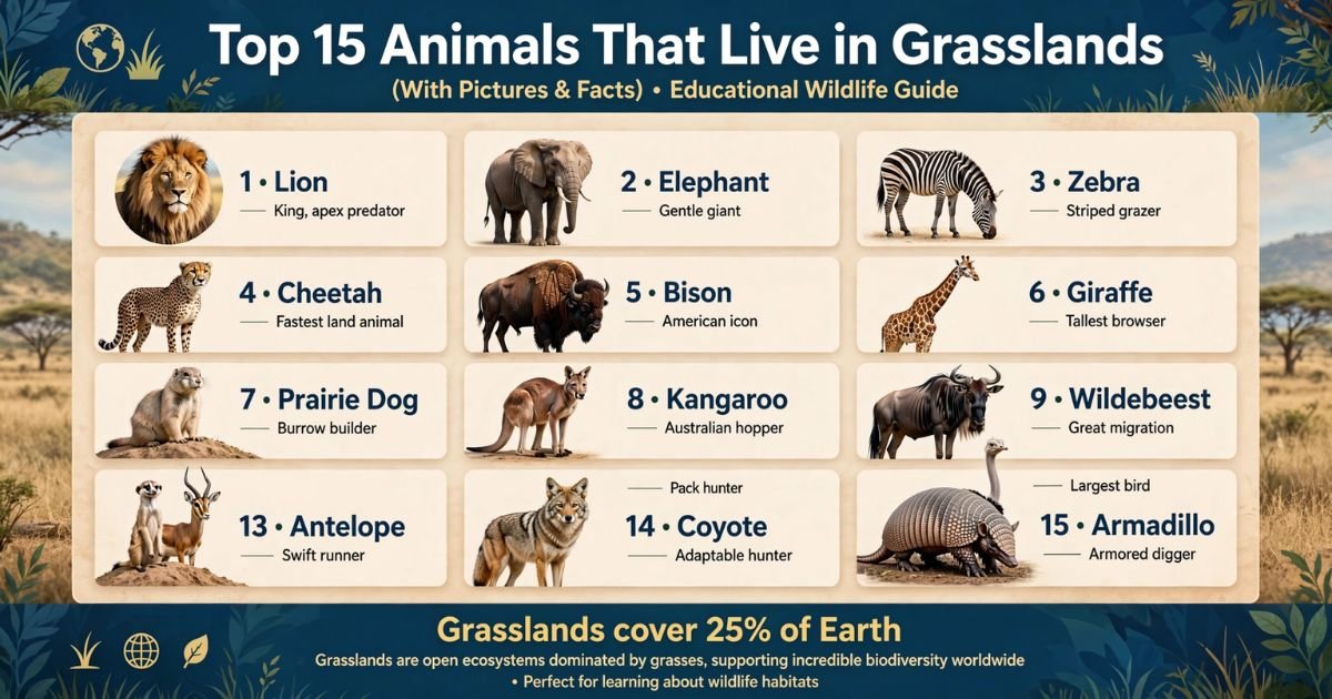 Animals That Live in Grasslands