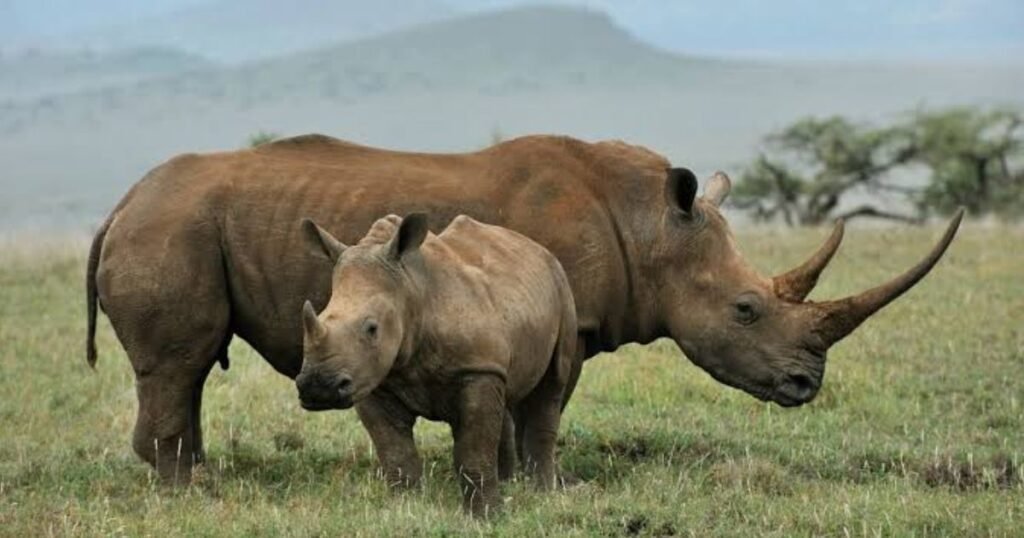 Black Rhinoceros as thick layer creature