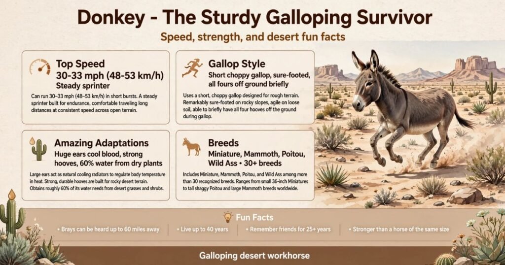 Donkey pictures of animals that gallop