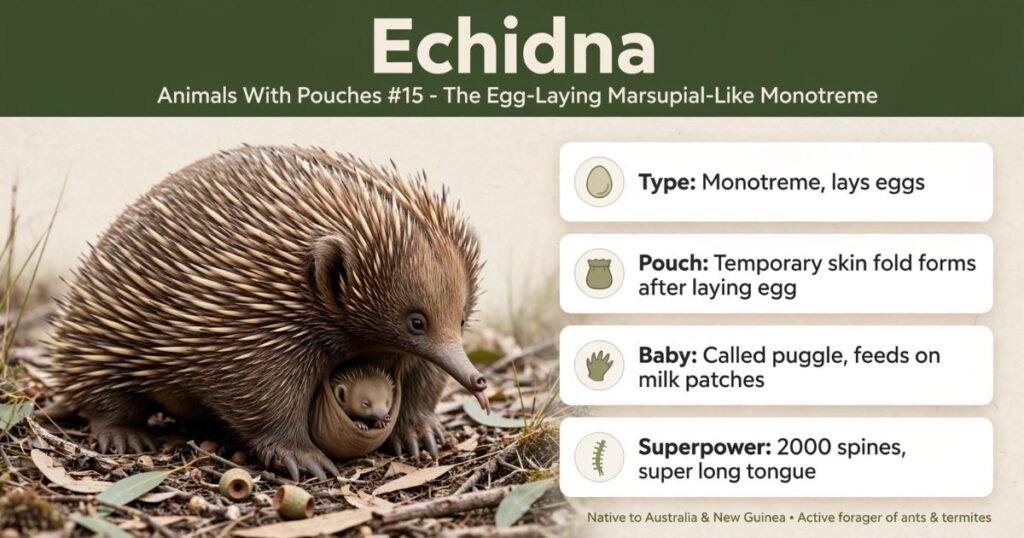 Echidna are marsupials mammals