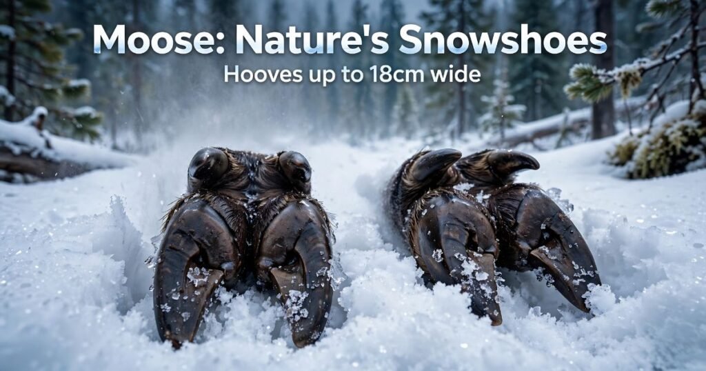 Moose animal foot