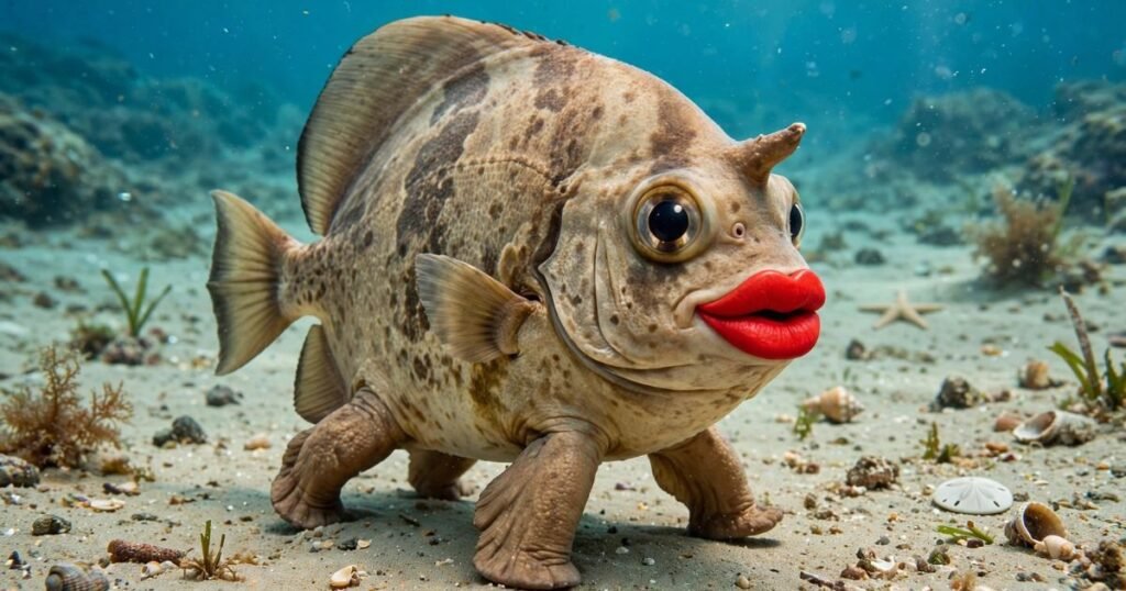 Red-Lipped Batfish animals that eat ants
