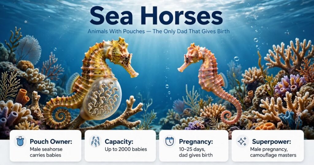 Sea Horses what's a marsupial