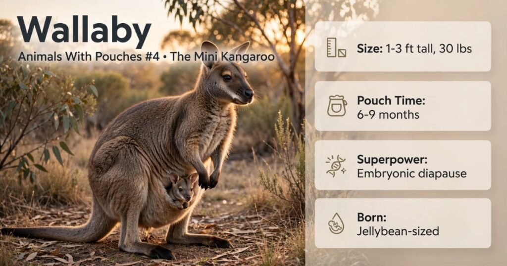 Wallaby marsupials
