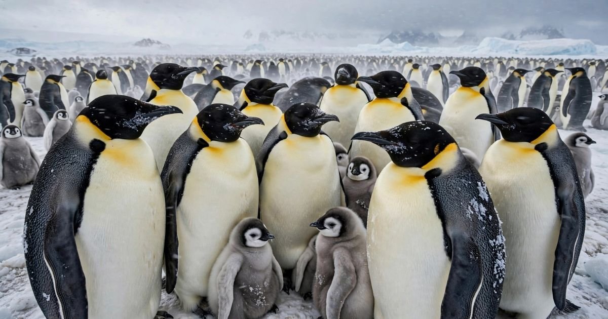 Emperor Penguins social animals