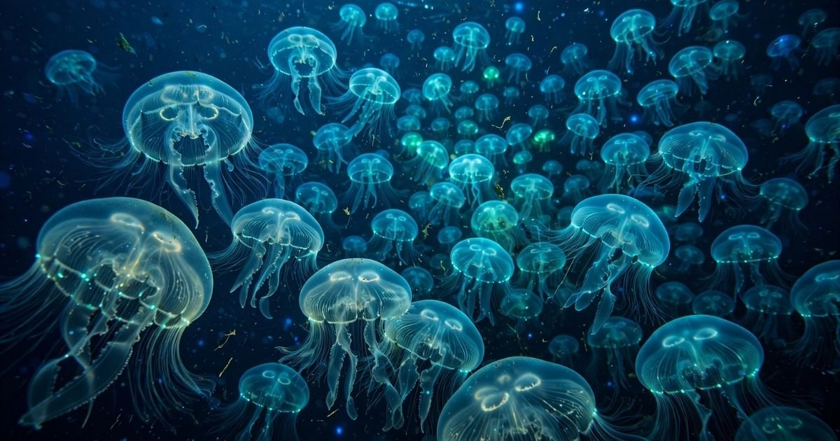 Jellyfish most social animals