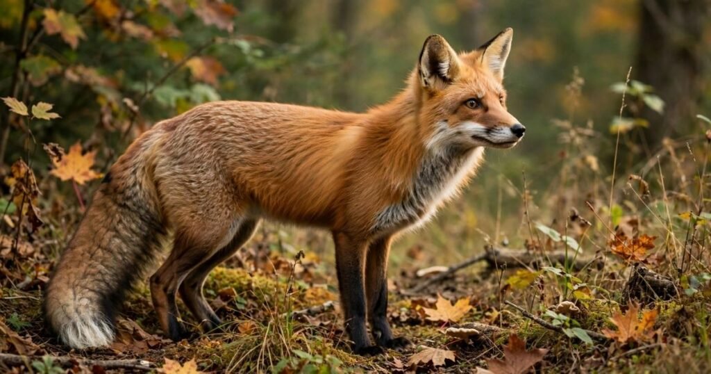 Red Fox animals that stay in groups